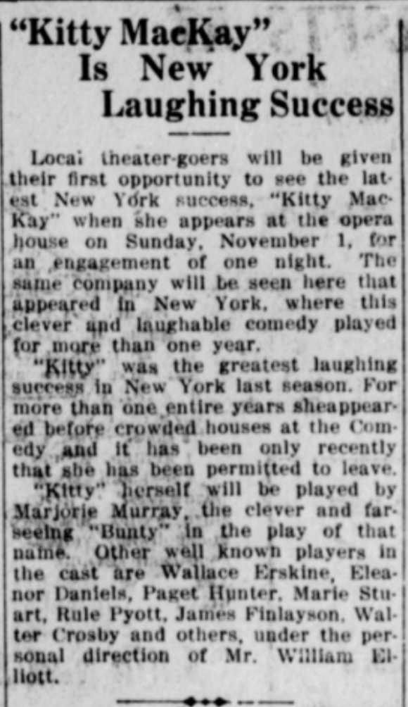 Bakersfield Californian, 28 Oct 1914, p. 7